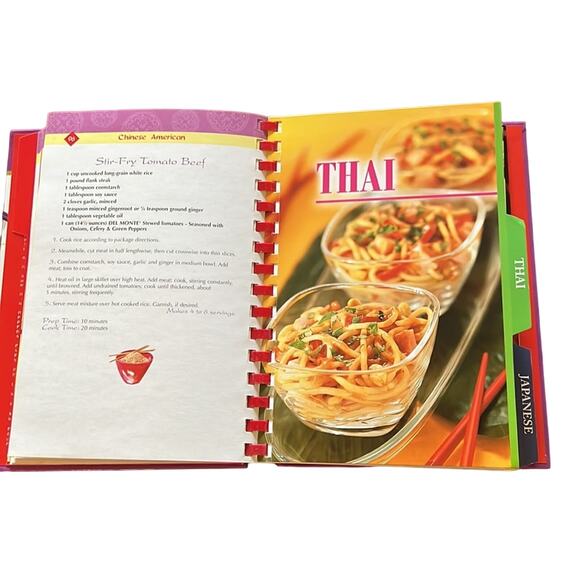 Favorite Brand Name Cookbook 3 in 1 Chinese Thai, Japanese Cooking Asian Cuisine - Picture 5 of 7
